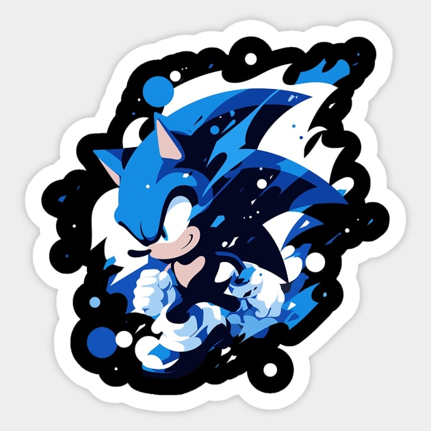 sonic Sticker by piratesnow